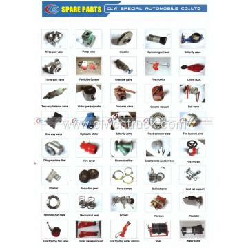 Road Sweeper Truck Spare Parts